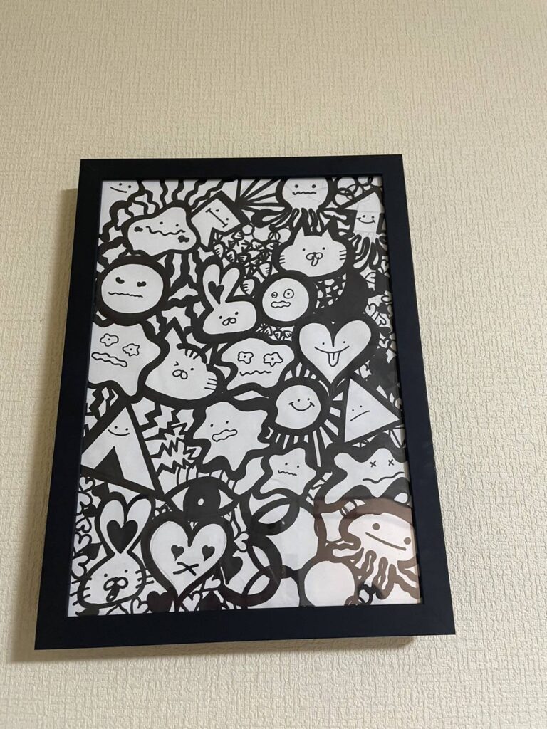 キャラクターの絵画