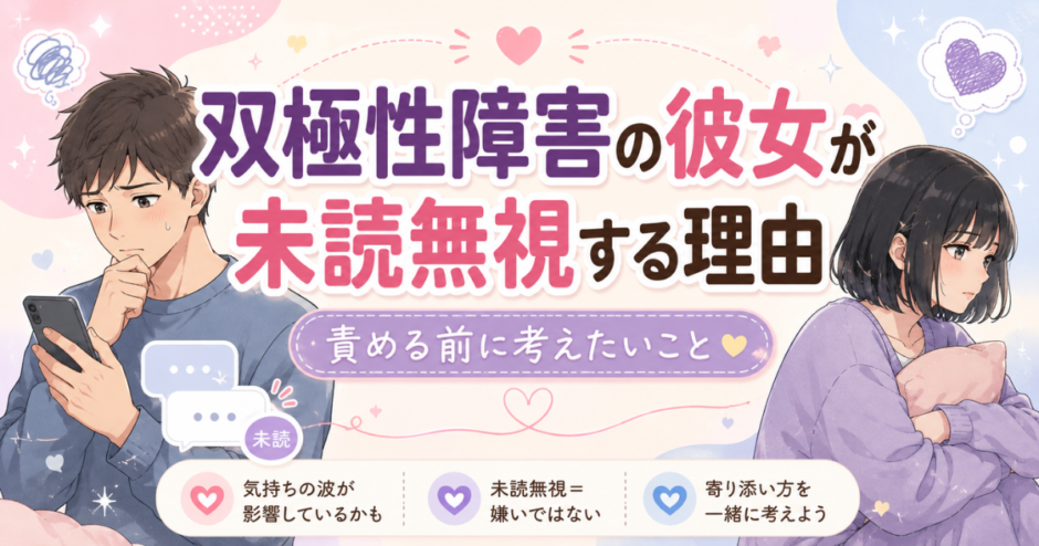 双極性障害の彼女が未読無視する理由