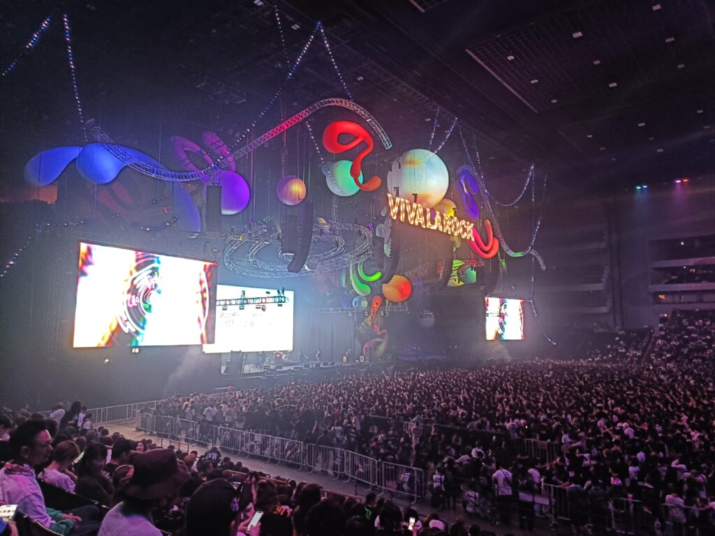 音楽フェスに参加したときの写真